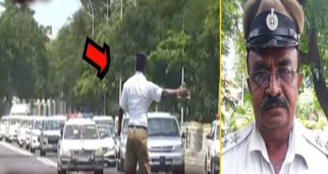 The Bengaluru Police later announced a reward for traffic police sub-inspector ML Nijalingappa for making way for the ambulance during the convoy movement of President Pranab Mukherjee