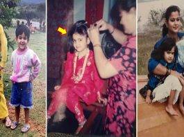 kannada actress Kriti Kharbanda child photos
