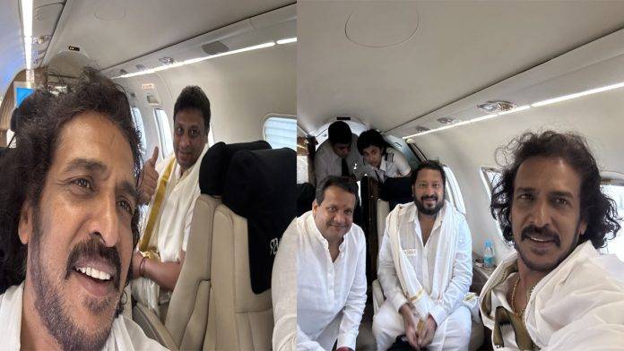 Upendra and the Kabzaa team are flying to visit Tirupati Thimmappa temple
