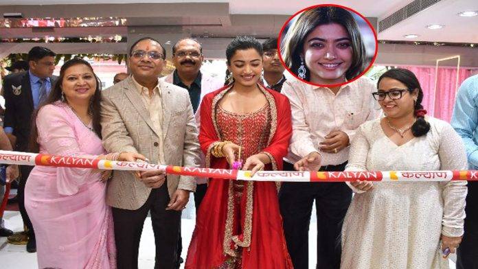 Rashmika Mandanna Kalyan Jewellers' new store opening what could be the salary